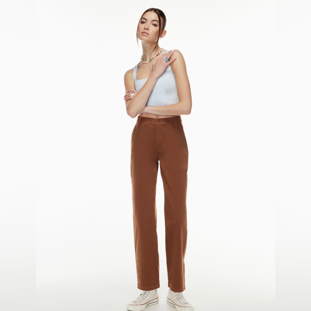 NWT Aritzia Sun-Deh Jaden Pant Organic Cotton High Waisted Women’s Size 4